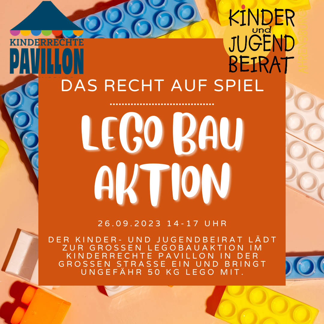 Lego Bau Aktion am 26.09.23